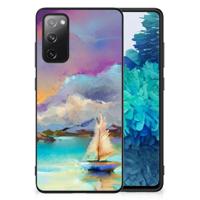 Kleurrijke Telefoonhoesje Samsung Galaxy S20 FE Boat - thumbnail