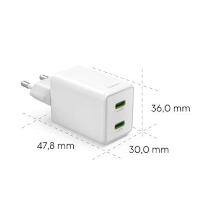 Hama USB-oplader 40 W Wit Hama USB-oplader 40 W Wit
