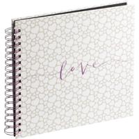 Hama Spiraalalbum Romance 28x24 Cm 40 Witte Pagina&apos;s - thumbnail