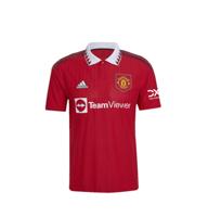 Manchester United Shirt Thuis Senior 2022/2023 - Maat L - Kleur: RoodZwart | Soccerfanshop - thumbnail