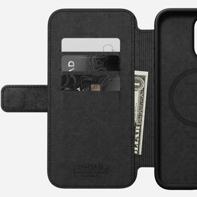 Nomad Modern Horween leather folio iPhone 15 Pro Max - Rustic Brown