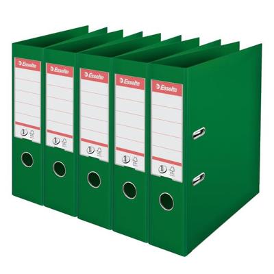 Esselte ordner Power N°1, rug van 7,5 cm, groen, pak van 5 stuks Esselte ordner Power N°1, rug van 7,5 cm, groen, pak van 5 stuks