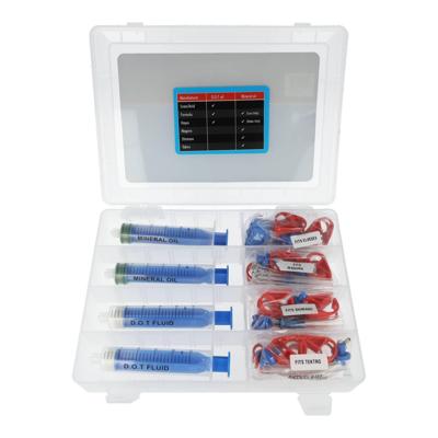 Elvedes Ontluchtingsset dot/mineraal remvloeistof 17-delig