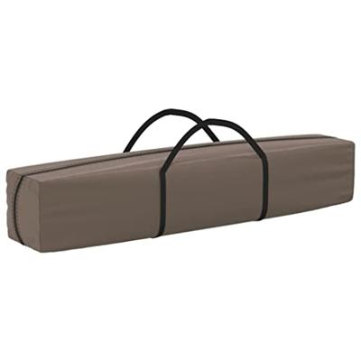 Partytent inklapbaar met zijwanden 3x3 m taupe - thumbnail