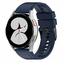 By Qubix - Compatible met Garmin Approach S12 / S40 / S42 - Siliconen gesp bandje - Donkerblauw - Compatible Garmin bandje - Bandbreedte: 20mm - thumbnail