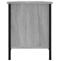 Tv-meubel 102x35x45 cm bewerkt hout grijs sonoma eikenkleurig - thumbnail