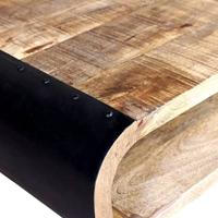 Salontafel 90x55x39 cm ruw mangohout - thumbnail