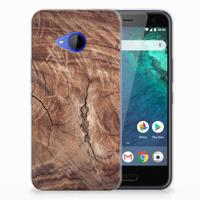 HTC U11 Life Bumper Hoesje Tree Trunk - thumbnail