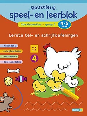 Deltas Reuzeleuk speel- en leerblok eerste tel- en schrijfoefening