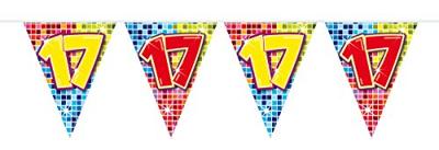 Folat mini vlaggenlijn 17 jaar 3 meter | 24 stuks