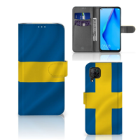 Huawei P40 Lite Bookstyle Case Zweden - thumbnail