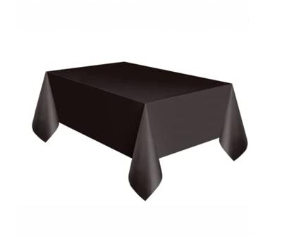 Unique Party 5096 wegwerptafelkleed Rechthoekig Kunststof Zwart