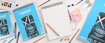 Tekenblok Canson XL Aquarelle 20 Lakens Wit A5 5 Stuks 300 g/m² 148 x 210 mm - thumbnail