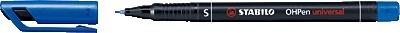 STABILO OHPen universal, OHP-marker, permanent, superfijn 0,4 mm, blauw STABILO OHPen universal, OHP-marker, permanent, superfijn 0,4 mm, blauw
