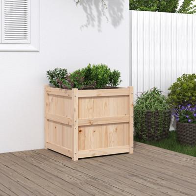 VidaXL Plantenbak 60x60x60 cm massief grenenhout VidaXL Plantenbak 60x60x60 cm massief grenenhout