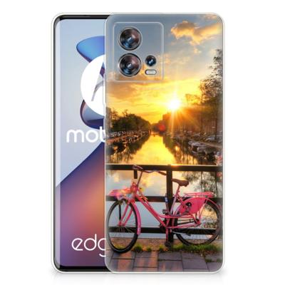 Motorola Edge 30 Fusion | Silliconen Back Cover | Amsterdamse Grachten Motorola Edge 30 Fusion | Silliconen Back Cover | Amsterdamse Grachten
