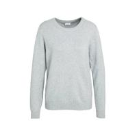 VILA gemêleerde fijngebreide trui VIRIL lichtgrijs - thumbnail