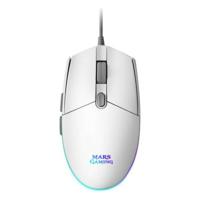 Mars gaming MMGW, Wit Gaming Muis, RGB Flow, Anti-slip, Mac/Windows/Linux - thumbnail