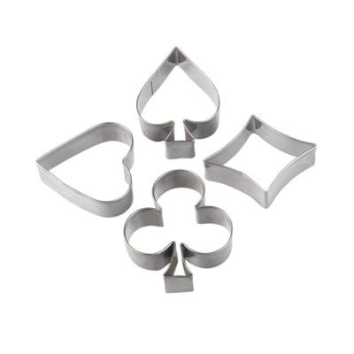 3 sets RVS Poker Cookie schimmel speelkaarten Cake Fondant schimmel Spade hart koekje snijder 3 sets RVS Poker Cookie schimmel speelkaarten Cake Fondant schimmel Spade hart koekje snijder