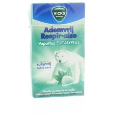 Vicks Ademvrij eucalyptus suikervrij 40 Gram