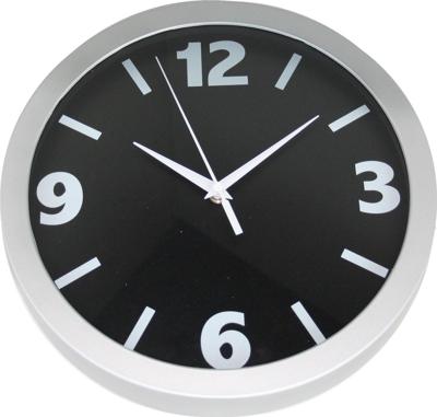NeXtime Small Numbers - Klok - Rond - Kunstof/Glas - Ø30 cm - Zwart