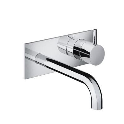 Hotbath Cobber afbouwdeel inbouw wastafelmengkraan met achterplaat en 18 cm uitloop chroom CB006EXT18CR