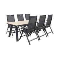 Hartman Napoli/Garden Impressions Nevada 240x100 cm. tuinset - verstelbaar - thumbnail