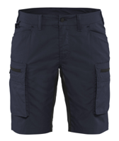 Blåkläder Dames Service Short met stretch 71491845 | Donker marineblauw/Zwart | Maat 42 - 7330509535493 - thumbnail