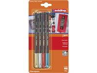 Edding 1200 viltstift 6 stuk(s) - thumbnail