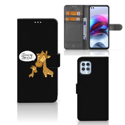 Motorola Moto G100 Leuk Hoesje Giraffe Motorola Moto G100 Leuk Hoesje Giraffe