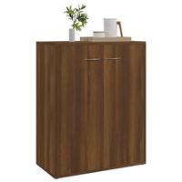 Dressoir 60x30x75 cm bewerkt hout bruineikenkleurig - thumbnail