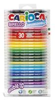 Viltstift carioca birello dubbelpunter ass 30st - thumbnail
