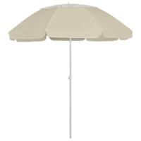 VidaXL Strandparasol 300 cm zandgeel - thumbnail