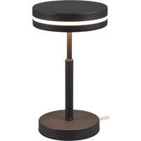 LED Tafellamp - Trion Franco - 6W - Warm Wit 3000K - Rond - Mat Antraciet - Aluminium - thumbnail