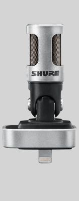 Shure MV88/A microfoon Microfoon voor smartphones Zilver