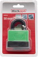 Werkzeyt Hangslot Groen 50Mm - B34219 - thumbnail