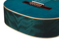 Ortega Family Series R121SNOC Full-Size Guitar Ocean Blue klassieke gitaar met gigbag - thumbnail