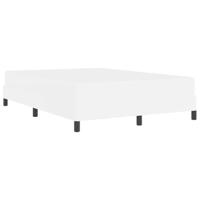 Bed met matras Zuiverwit 140 x 200 cm Kunstleer - thumbnail