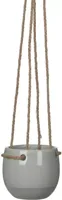 Mica Decorations Resa hangpot rond 10x8,5cm licht grijs - thumbnail