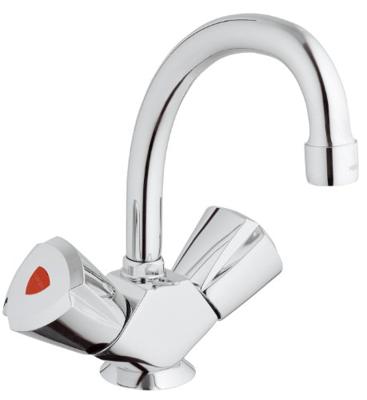 Grohe Wastafelkraan Costa Trend Mengkraan met Ketting Grohe Wastafelkraan Costa Trend Mengkraan met Ketting