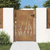 Poort grasontwerp 100x150 cm cortenstaal - thumbnail