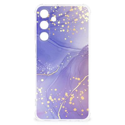 Back Cover voor Samsung Galaxy A25 Watercolor Paars Back Cover voor Samsung Galaxy A25 Watercolor Paars