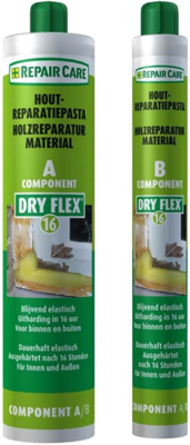 Repair Care DRY FLEX 16 - houtrotreparatie A en B - 300 + 100 ml Repair Care DRY FLEX 16 - houtrotreparatie A en B - 300 + 100 ml