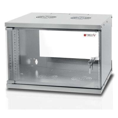 Techly I-CASE EL-1006G45 rack 6U Wandrek Grijs