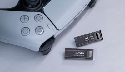 USB stick Adata AROY-UR340-64GBK 64 GB Zwart