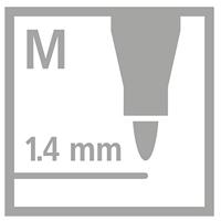 Stabilo Pen 68 metallic etui 6 stuks - thumbnail