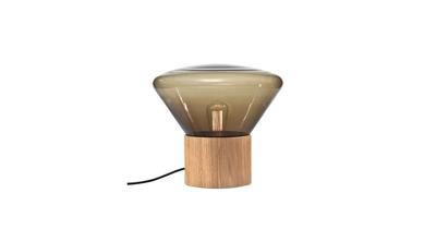 Brokis Muffin Medium Vloerlamp - Eiken - Rookbruin