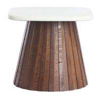 Light & Living Bijzettafel 'Okato' Teakhout, 40cm hoog - thumbnail