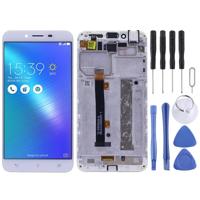 LCD-scherm en digitizer volledige montage met frame voor ASUS Zenfone 3 Max ZC553KL/X00D (wit) - thumbnail
