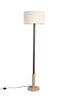 Dutchbone Vloerlamp 'Jackson' Travertin en hout, 157cm hoog - thumbnail